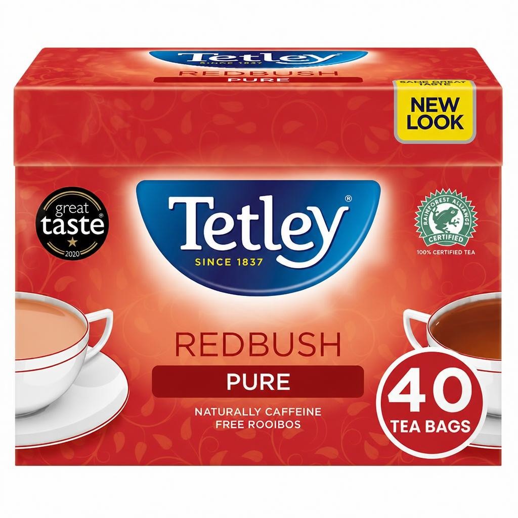 Tetley Redbush 40 Teabags 100G