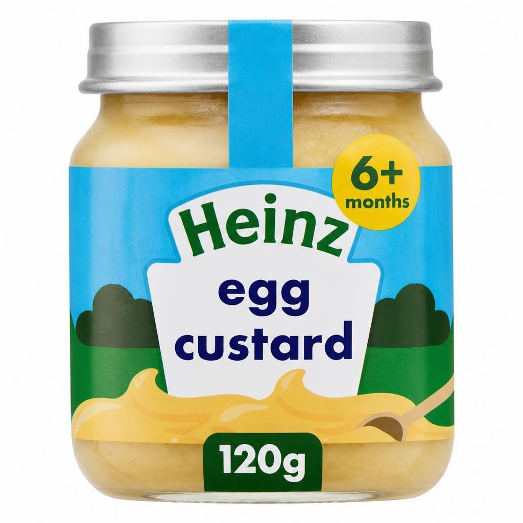 Heinz Egg Custard Baby Food Jar 120g