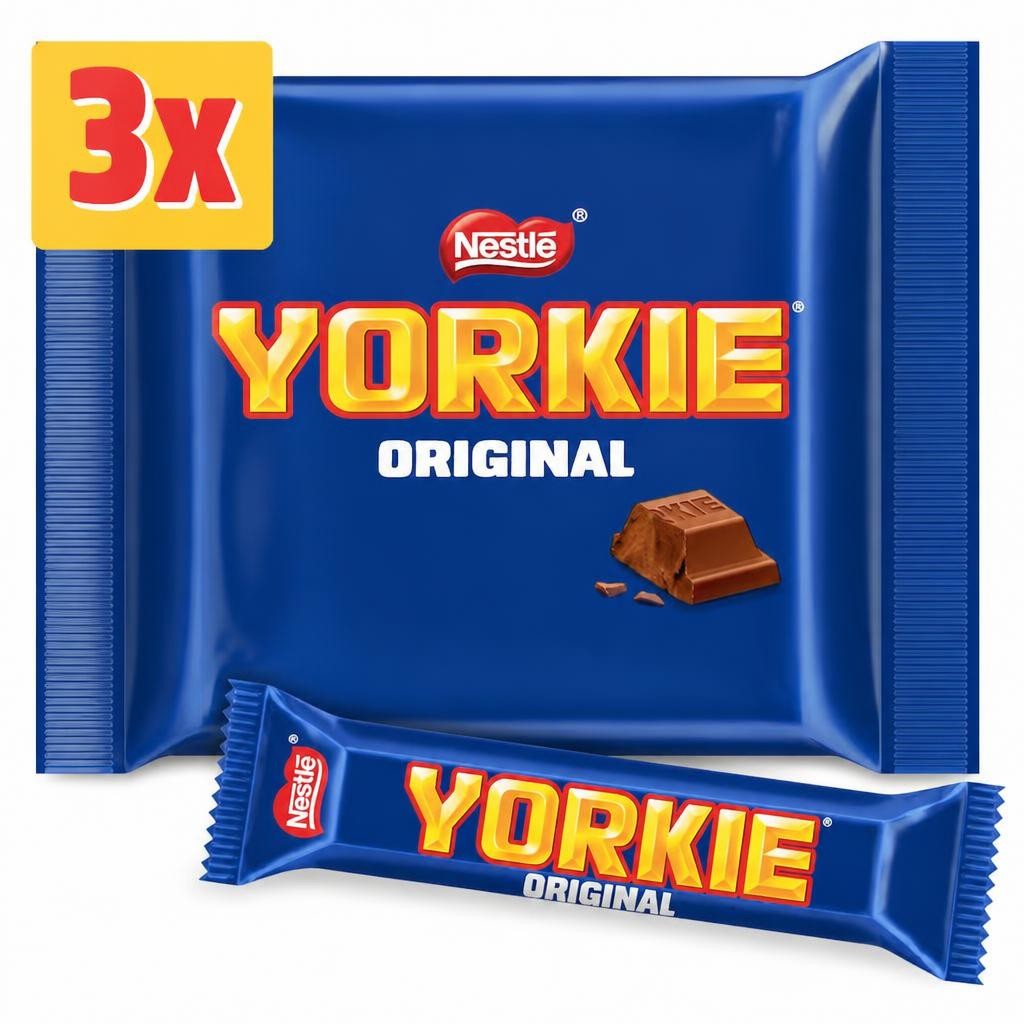 Yorkie Milk Chocolate Bar Multipack 46g 3 Pack