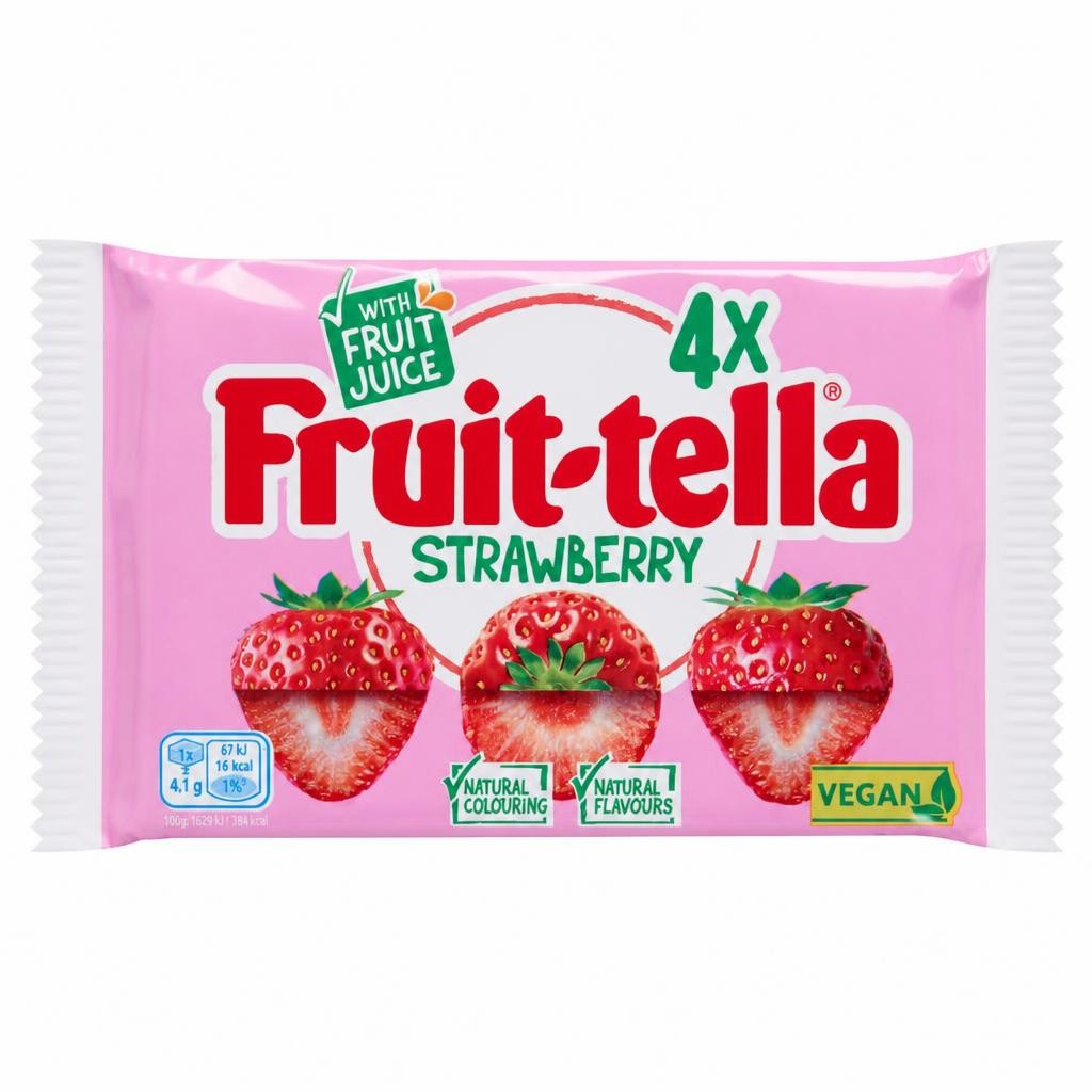 Fruittella Strawberry Vegan 4 x 41g
