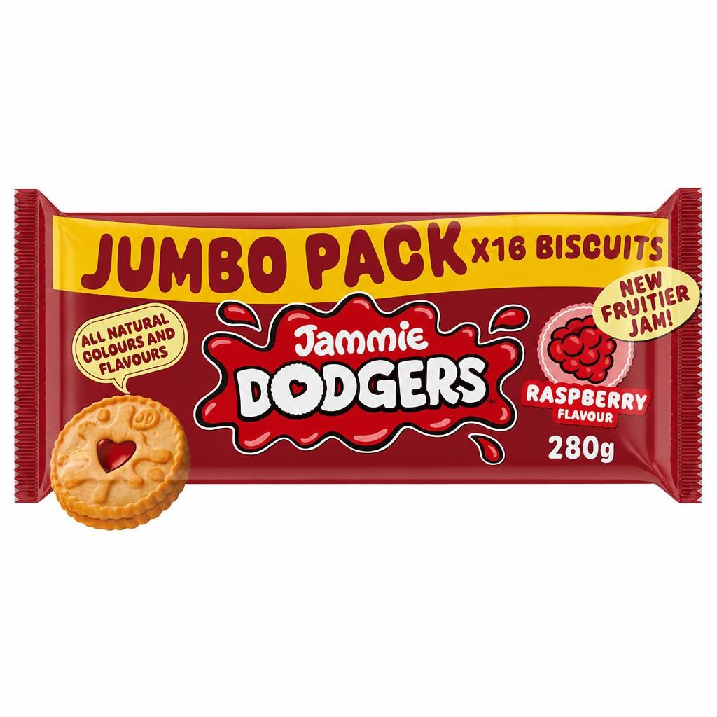Jammie Dodgers Raspberry Biscuits Twin Pack280g