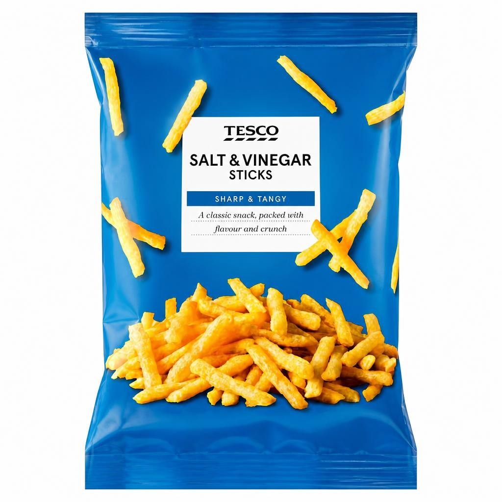 Tesco Salt & Vinegar Sticks 150G