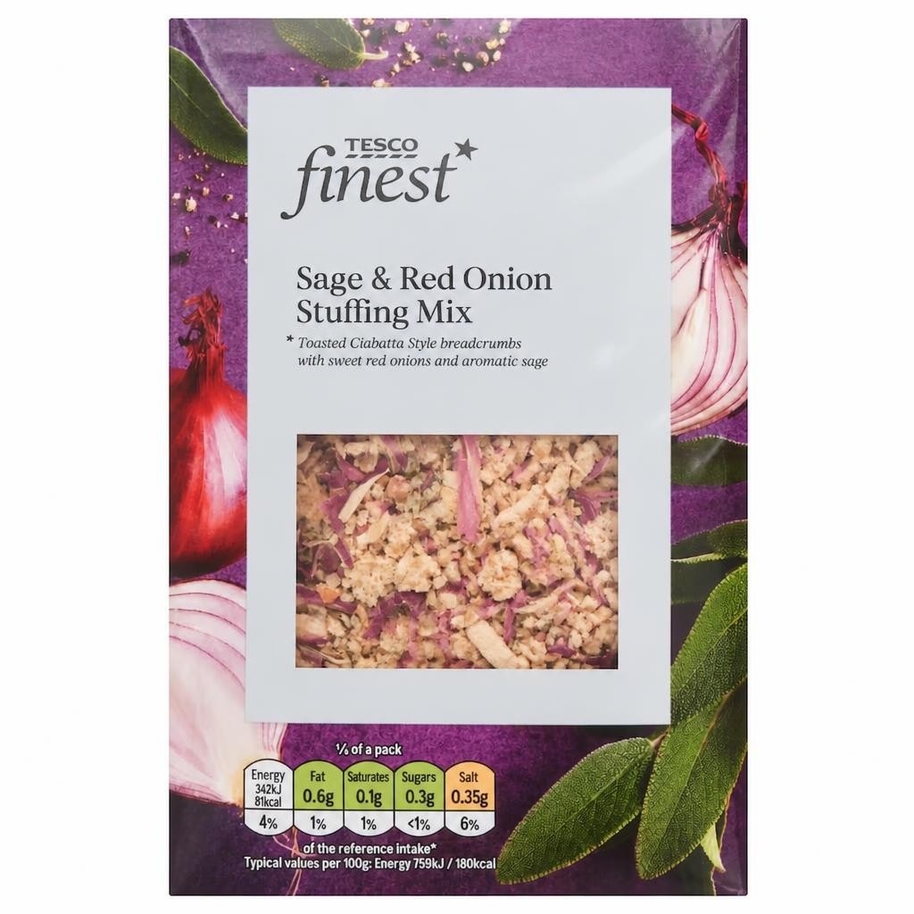 Tesco Finest Sage & Red Onion Stuffing 130G