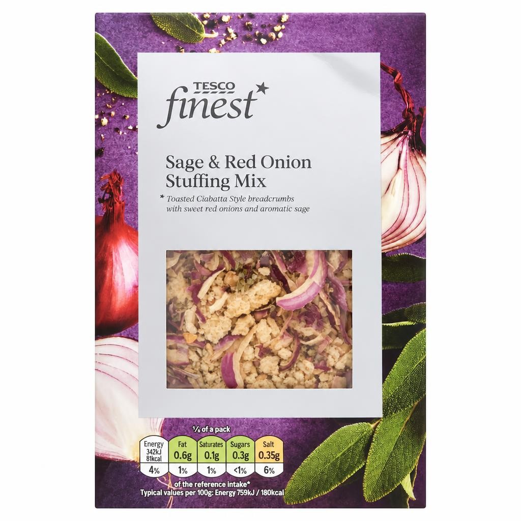 Tesco Finest Sage & Red Onion Stuffing 130G