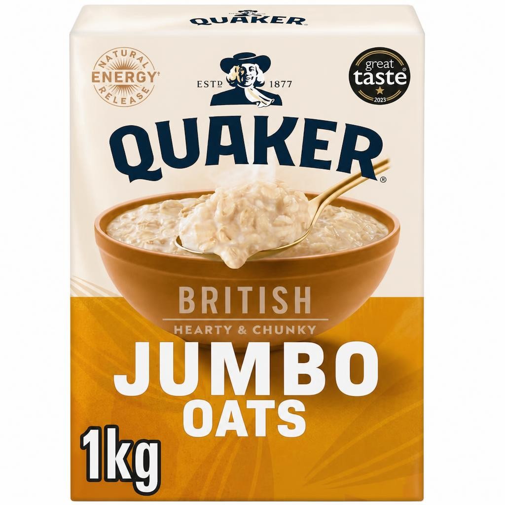 Quaker Jumbo Porridge Oats 1kg