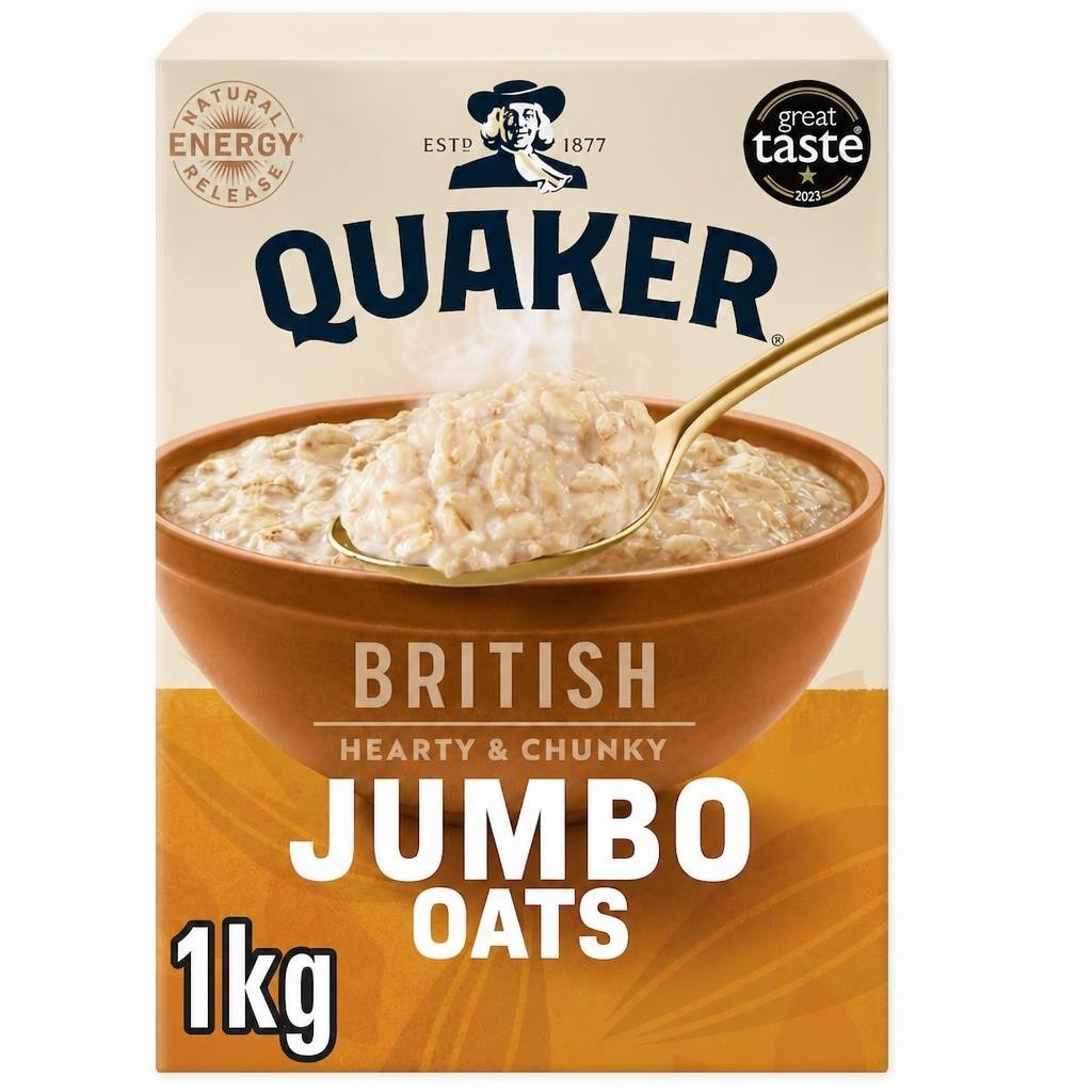 Quaker Jumbo Porridge Oats 1kg
