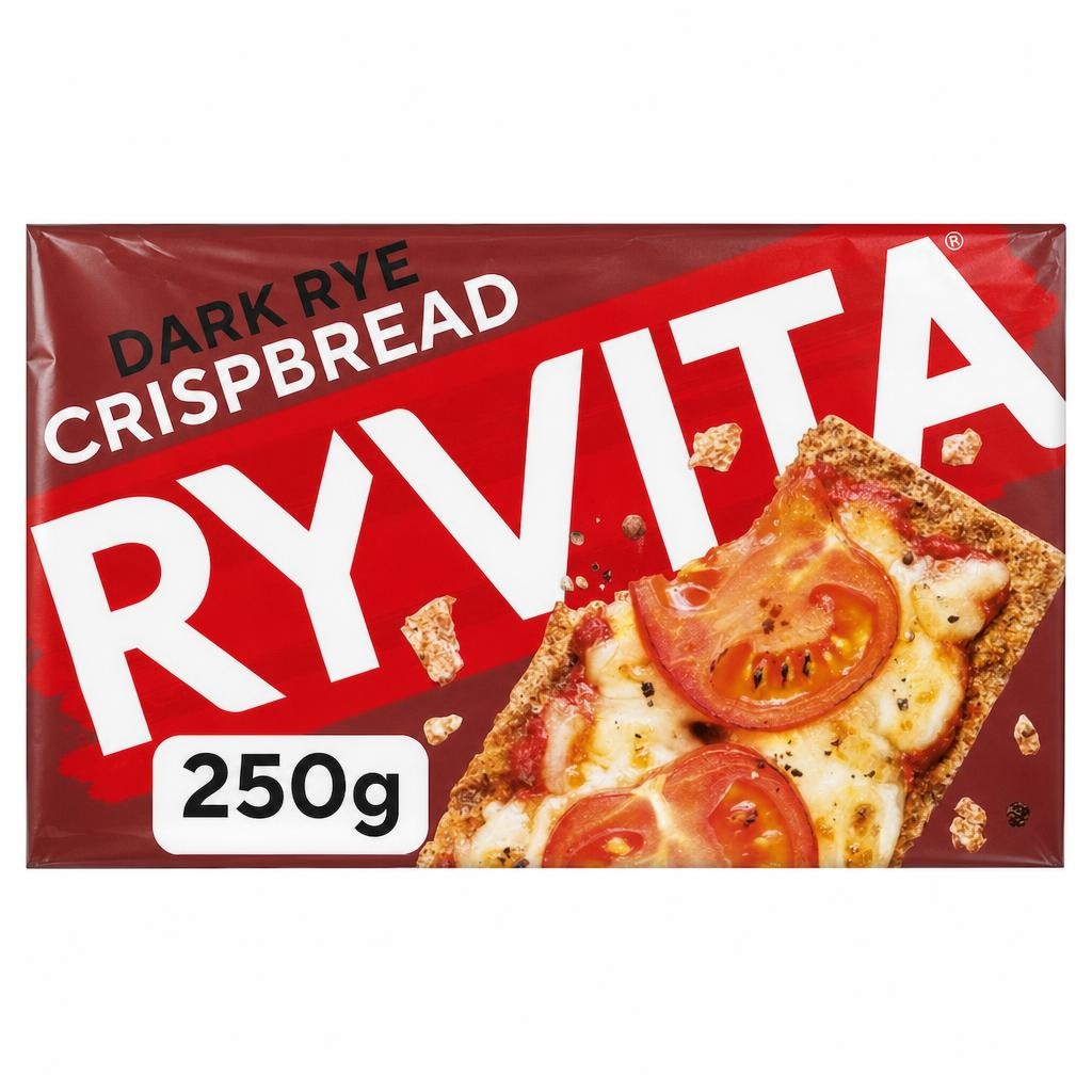 Ryvita Dark Rye Crisp Bread 250G