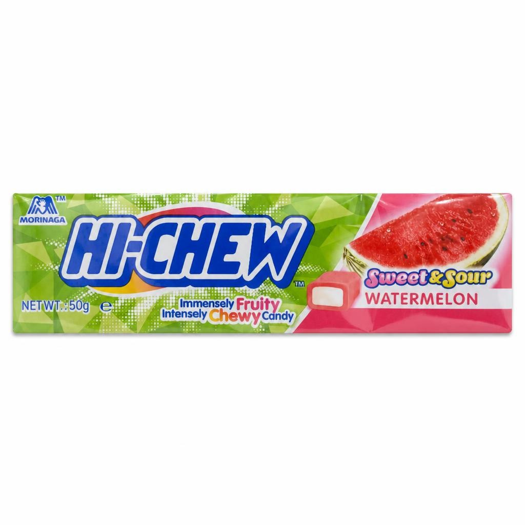 Hi-Chew Sweet & Sour Watermelon Chewy Sweets 50g