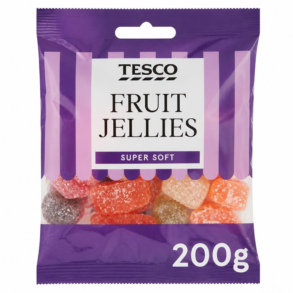 Tesco Fruit Jellies Sweets 200G