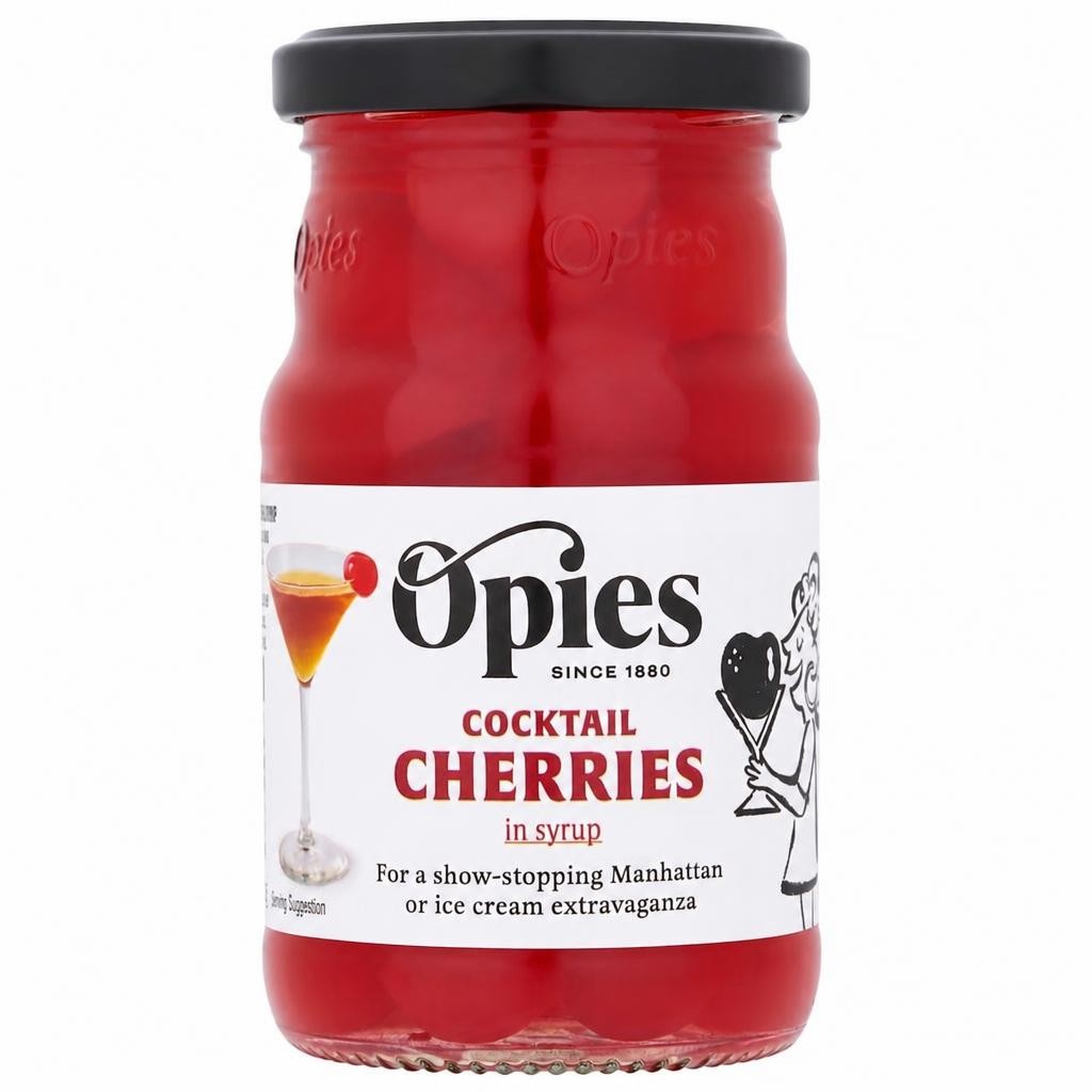 Opies Cocktail Cherries Maraschino 225G