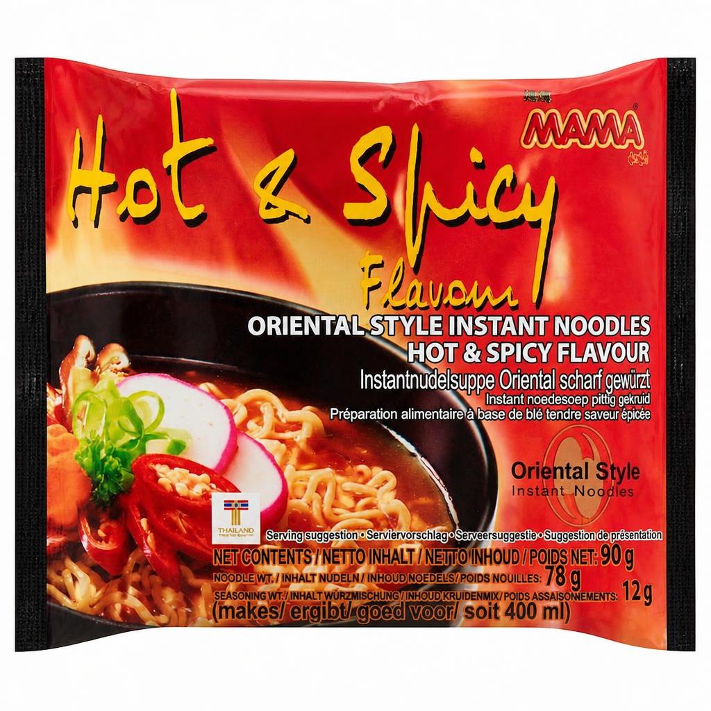 Mama Hot & Spicy Instant Noodles 90G
