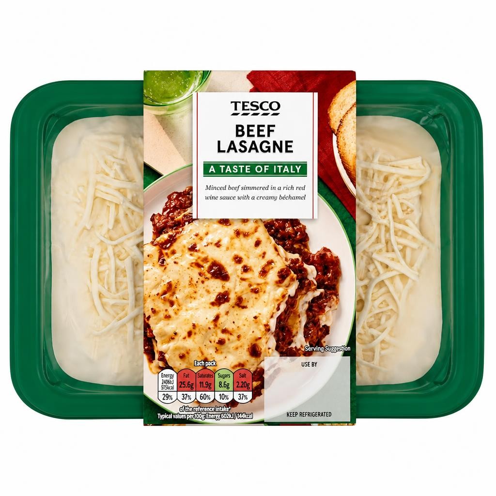 Tesco Beef Lasagne 400G