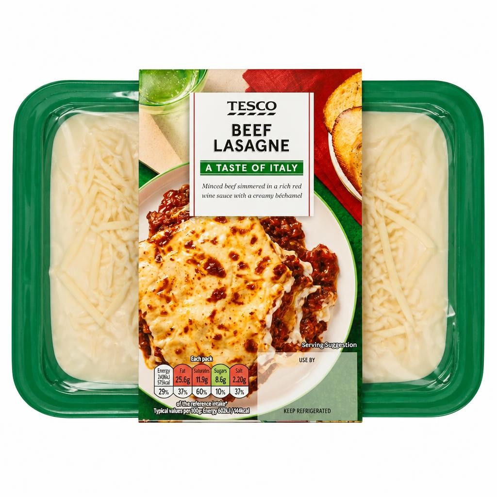Tesco Beef Lasagne 400G
