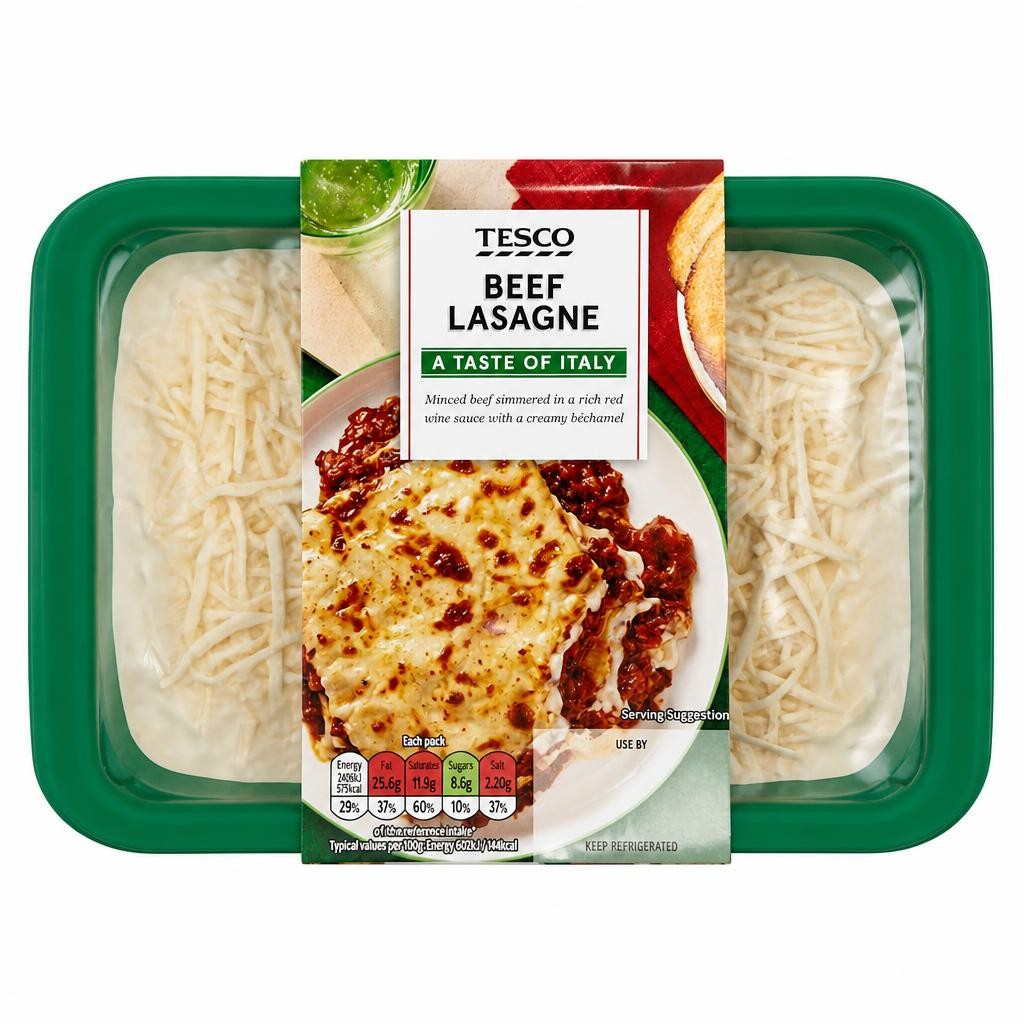 Tesco Beef Lasagne 400G