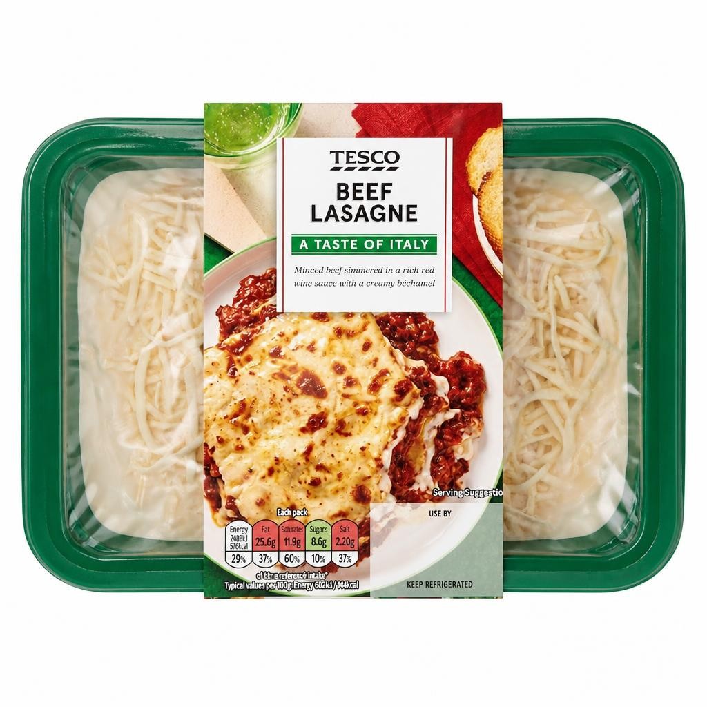 Tesco Beef Lasagne 400G