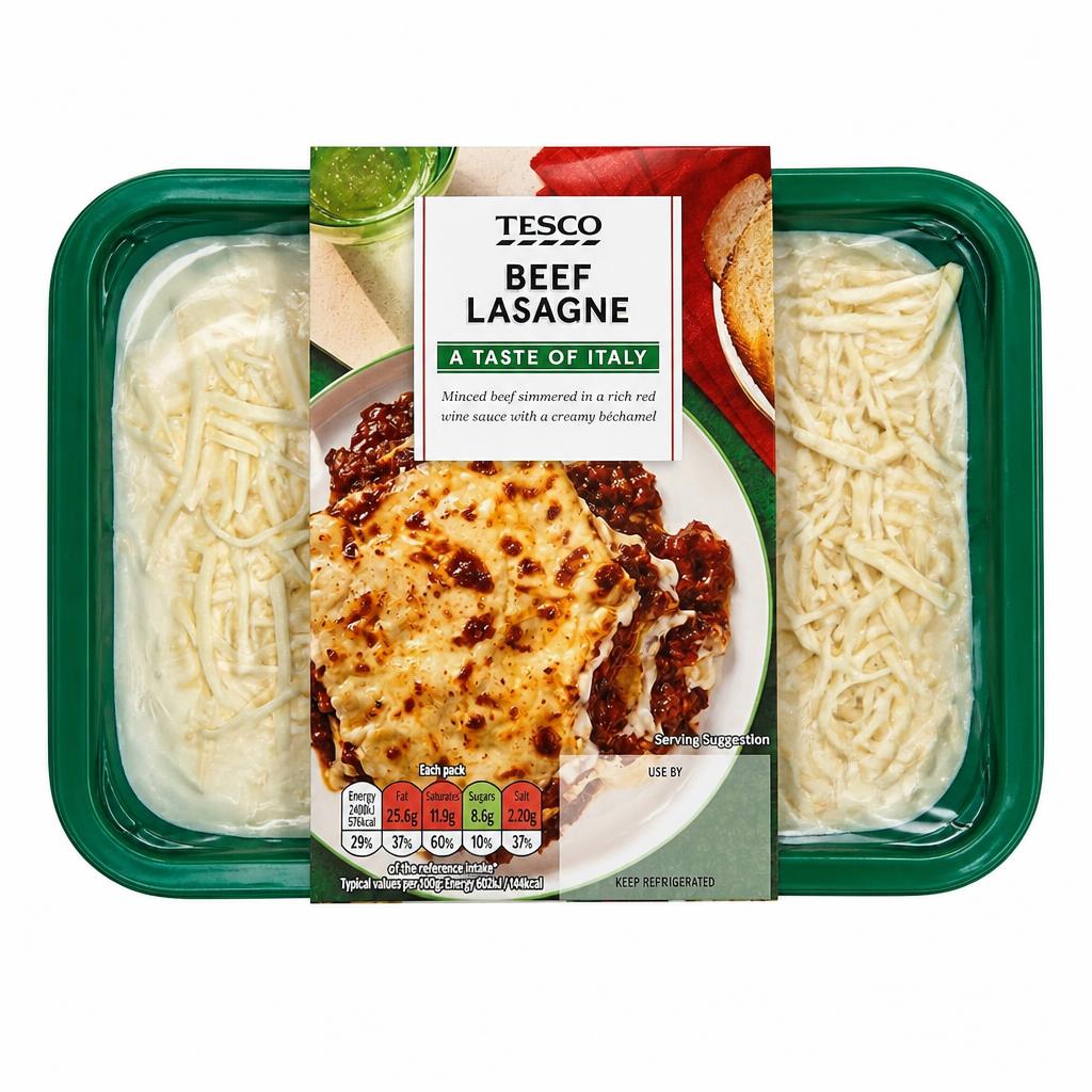 Tesco Beef Lasagne 400G