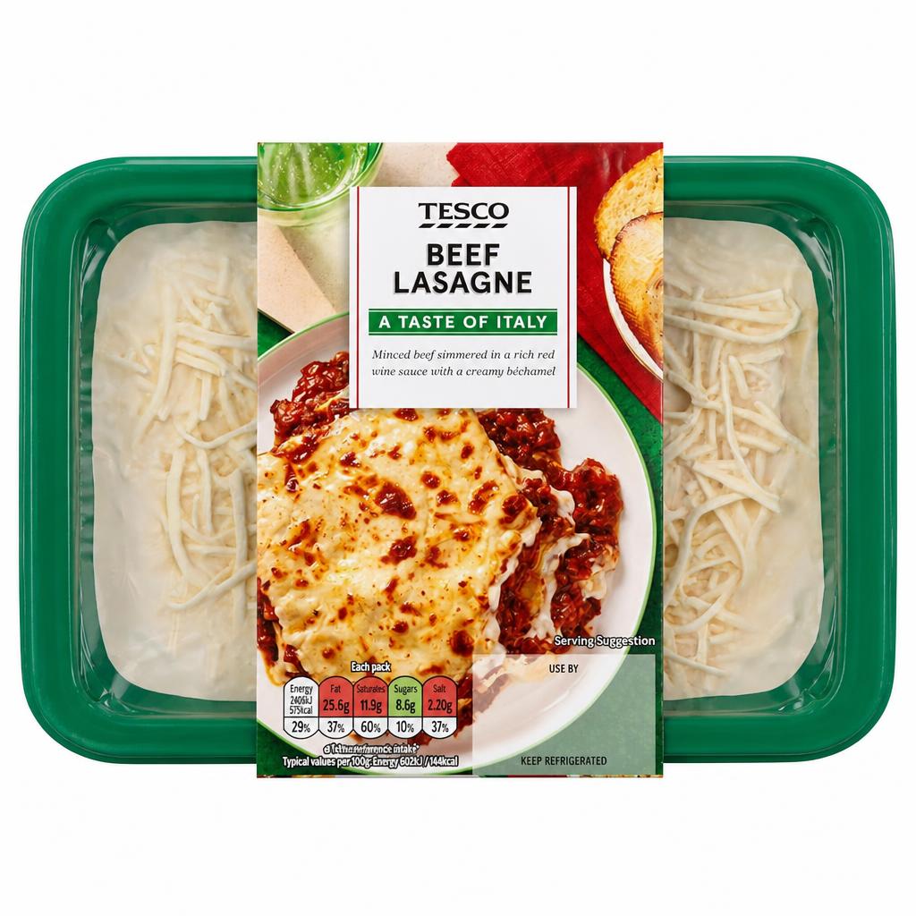 Tesco Beef Lasagne 400G