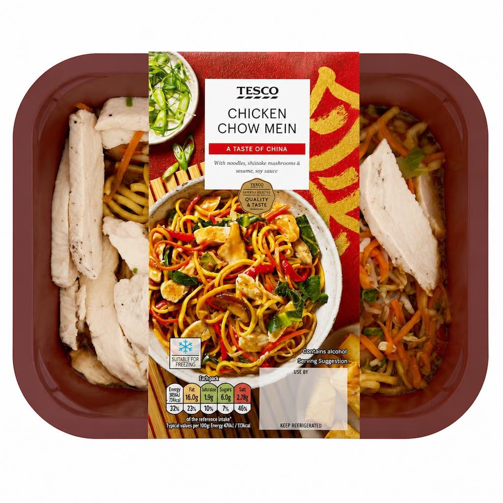 Tesco Chicken Chow Mein 400G