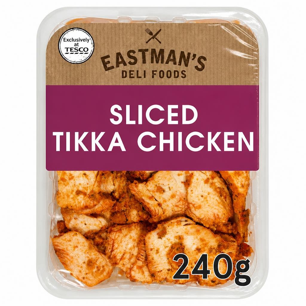 Eastman's Sliced Cooked Chicken Tikka 240G