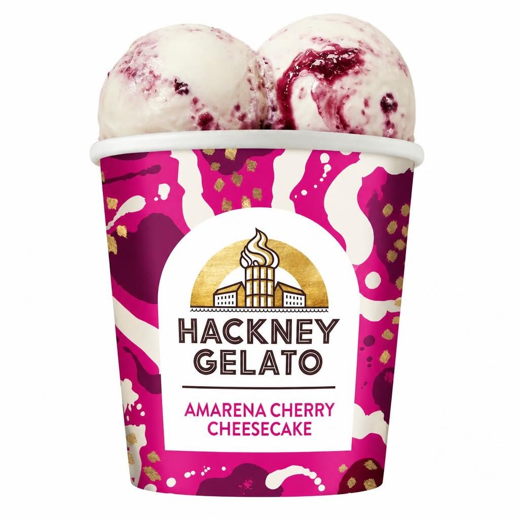 Hackney Gelato Amarena Cherry Cheesecake Gelato 460ml