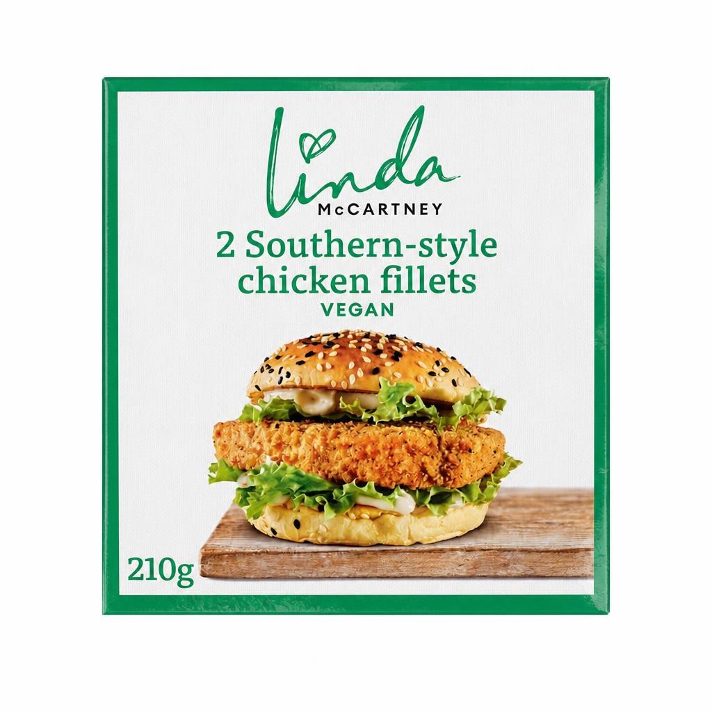 Linda McCartney 2 Vegan Southern Fried Chicken Style Fillets 210g