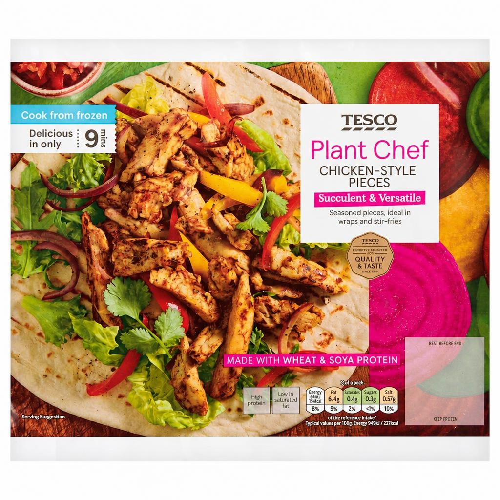 Tesco Plant Chef Chicken-Style Pieces 300G
