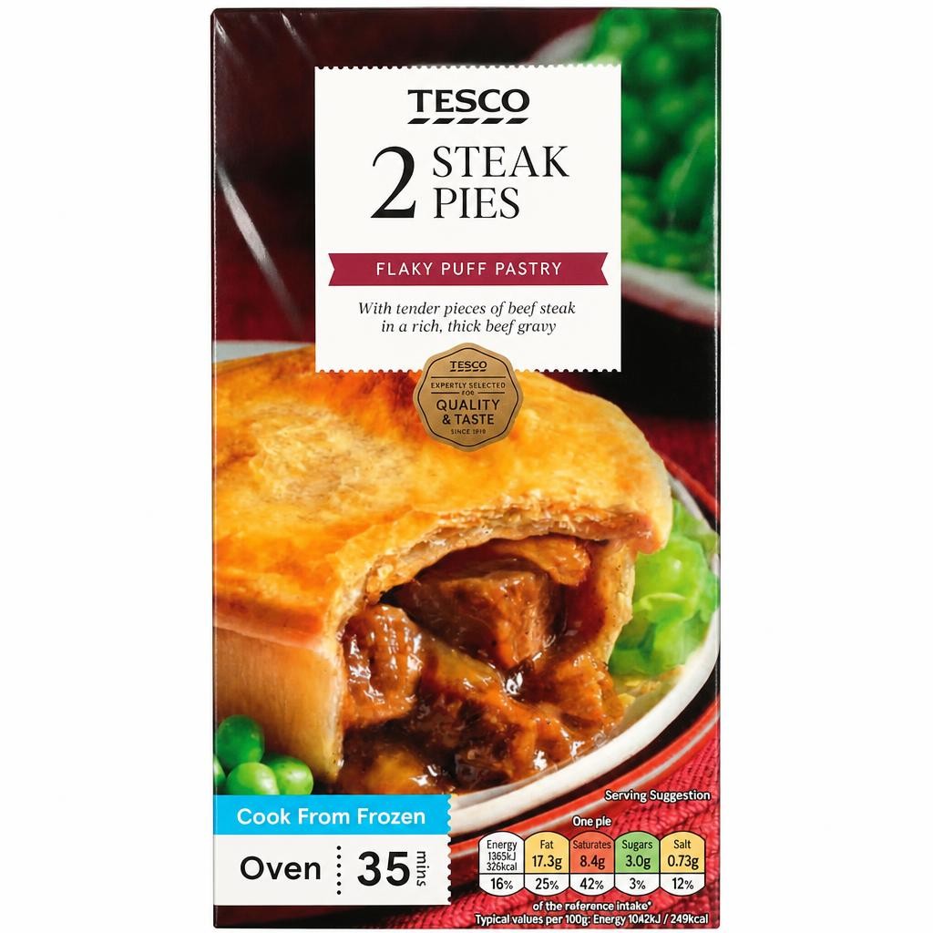Tesco Steak Pies 284g