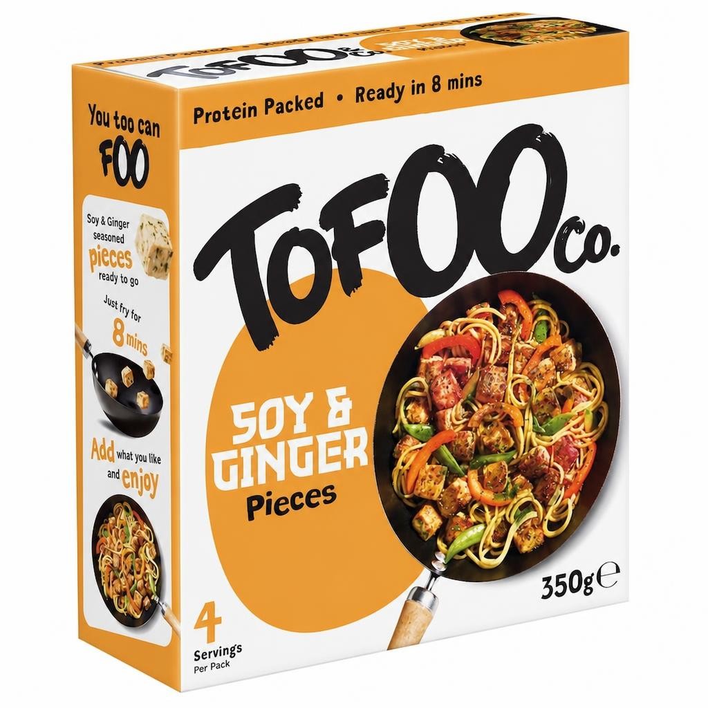 The Tofoo Co. Straight To Wok Soy & Ginger Tofu 350g