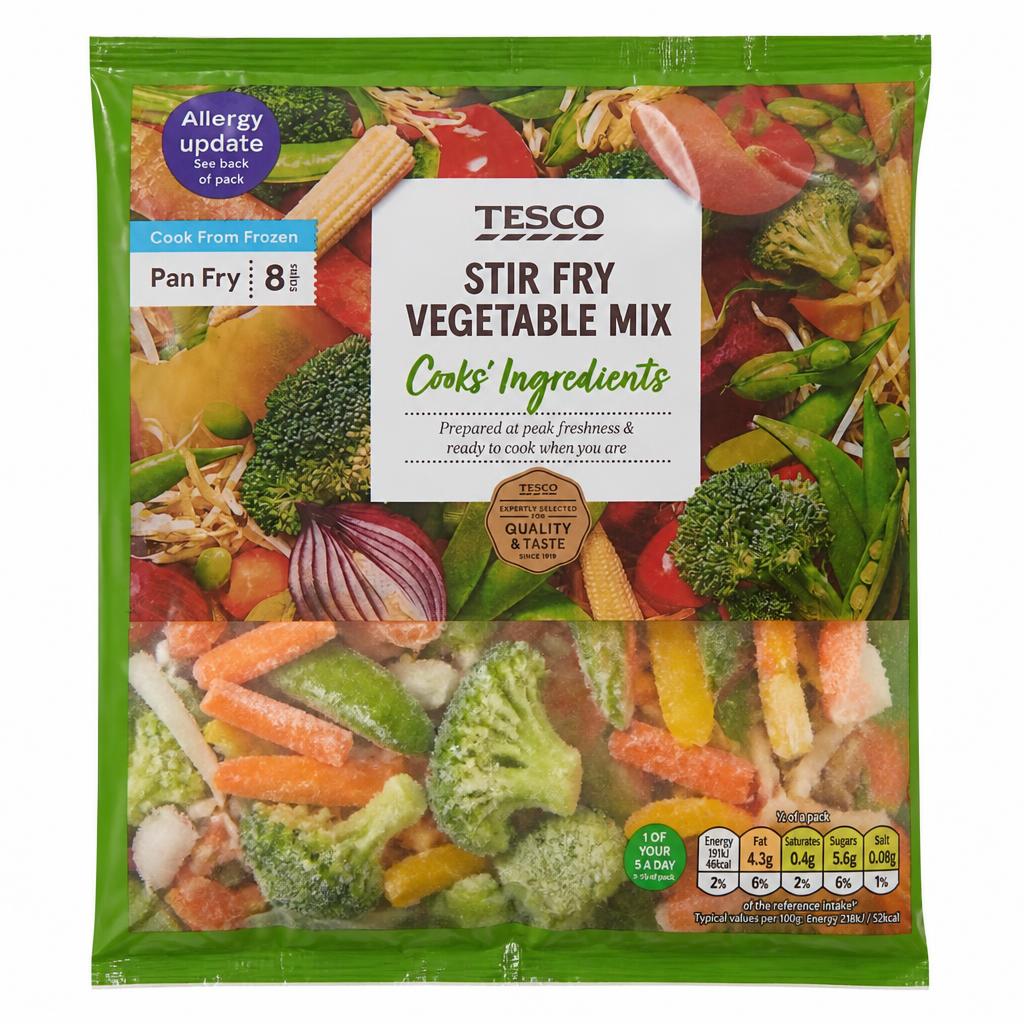 Tesco Stir Fry Vegetable Mix 500g
