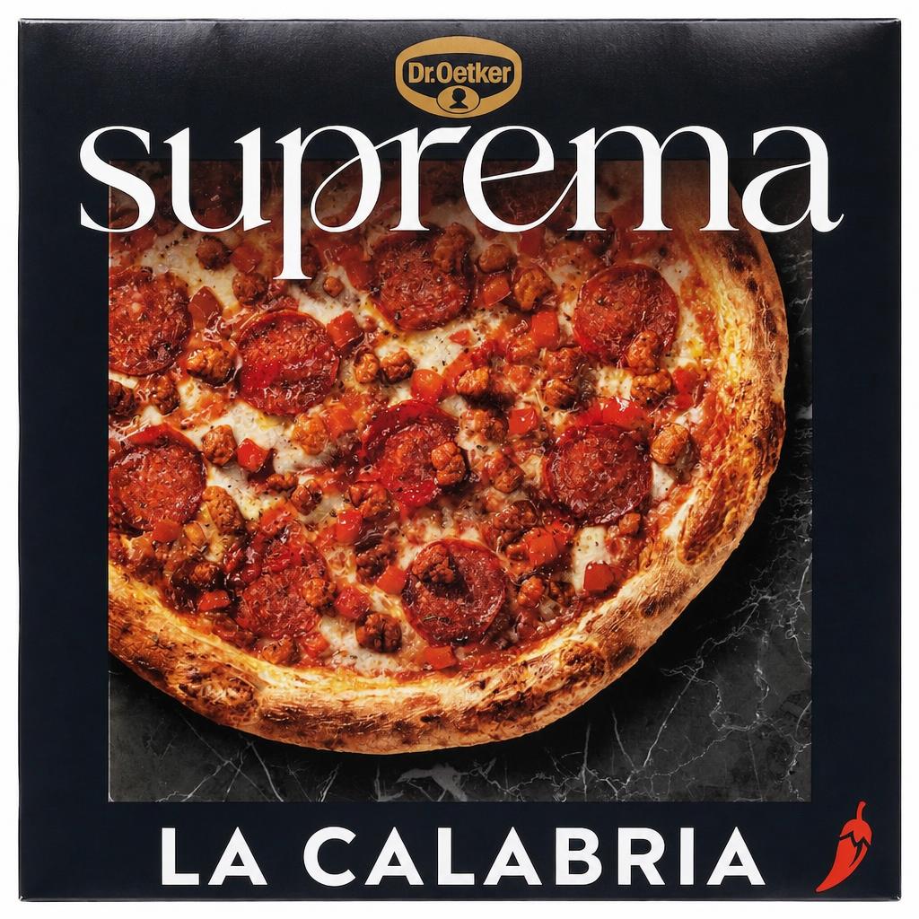 Dr. Oetker Suprema La Calabria Salami & Nduja Sausage Sourdough Pizza 454g