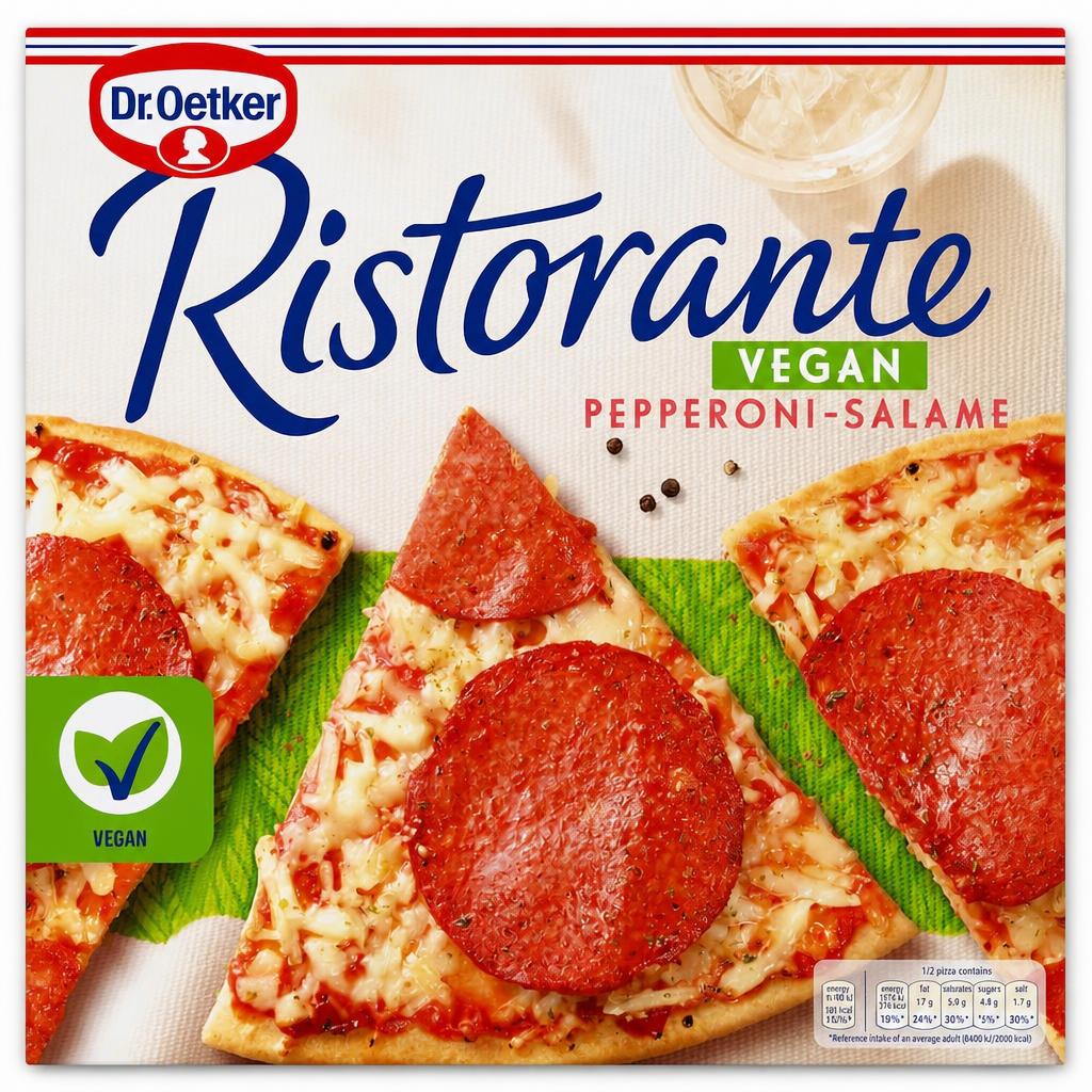 Dr. Oetker Ristorante Vegan Pepperoni Salame Pizza 295g