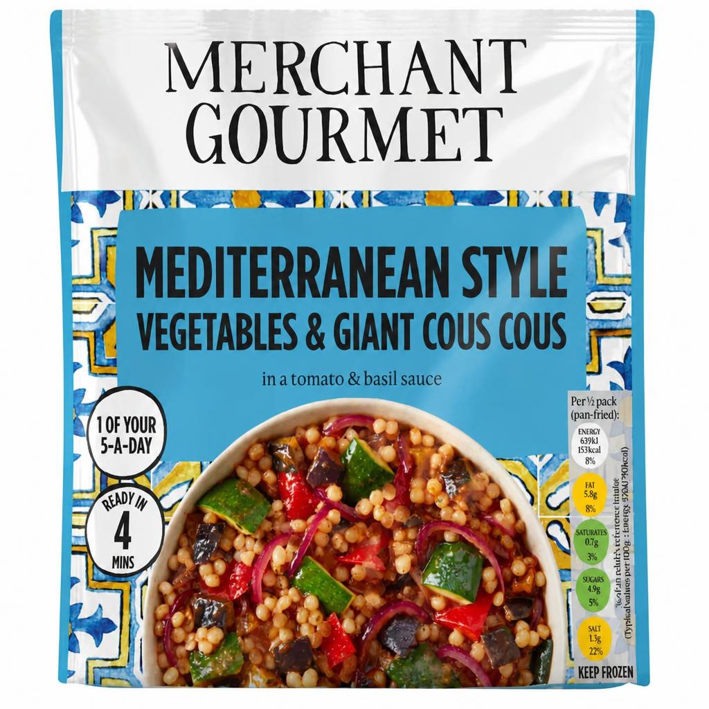 Merchant Gourmet Herby Mediterranean Vegetables & Couscous 400G