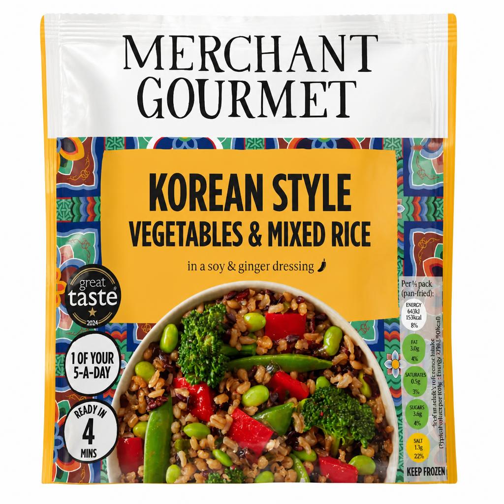 Merchant Gourmet Korean -Style Vegetable & Mixed Grains 400G