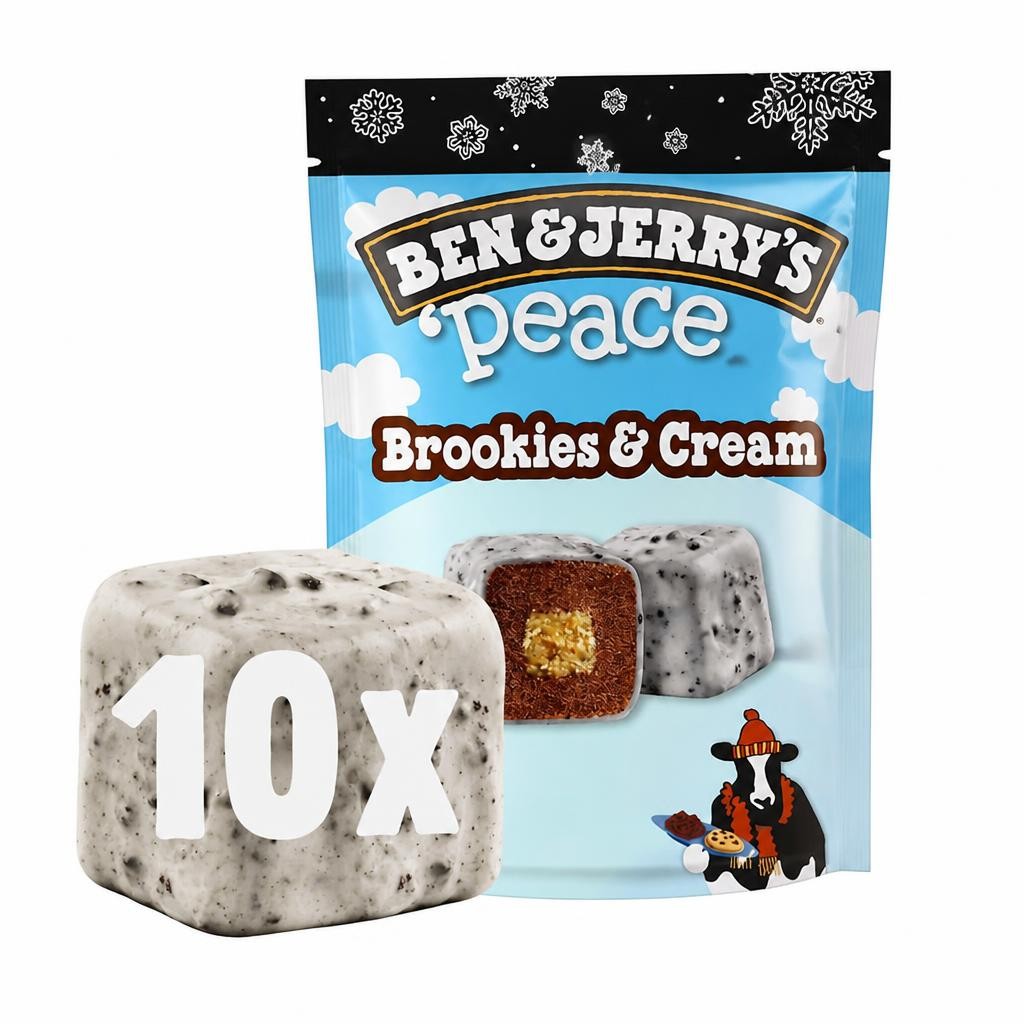 Ben & Jerry's Brookies & Cream 'Peaces' 160ml