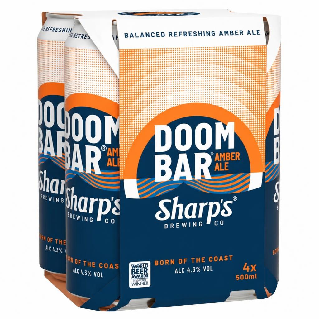 Sharp's Doom Bar Amber Ale Beer 4 x 500ml