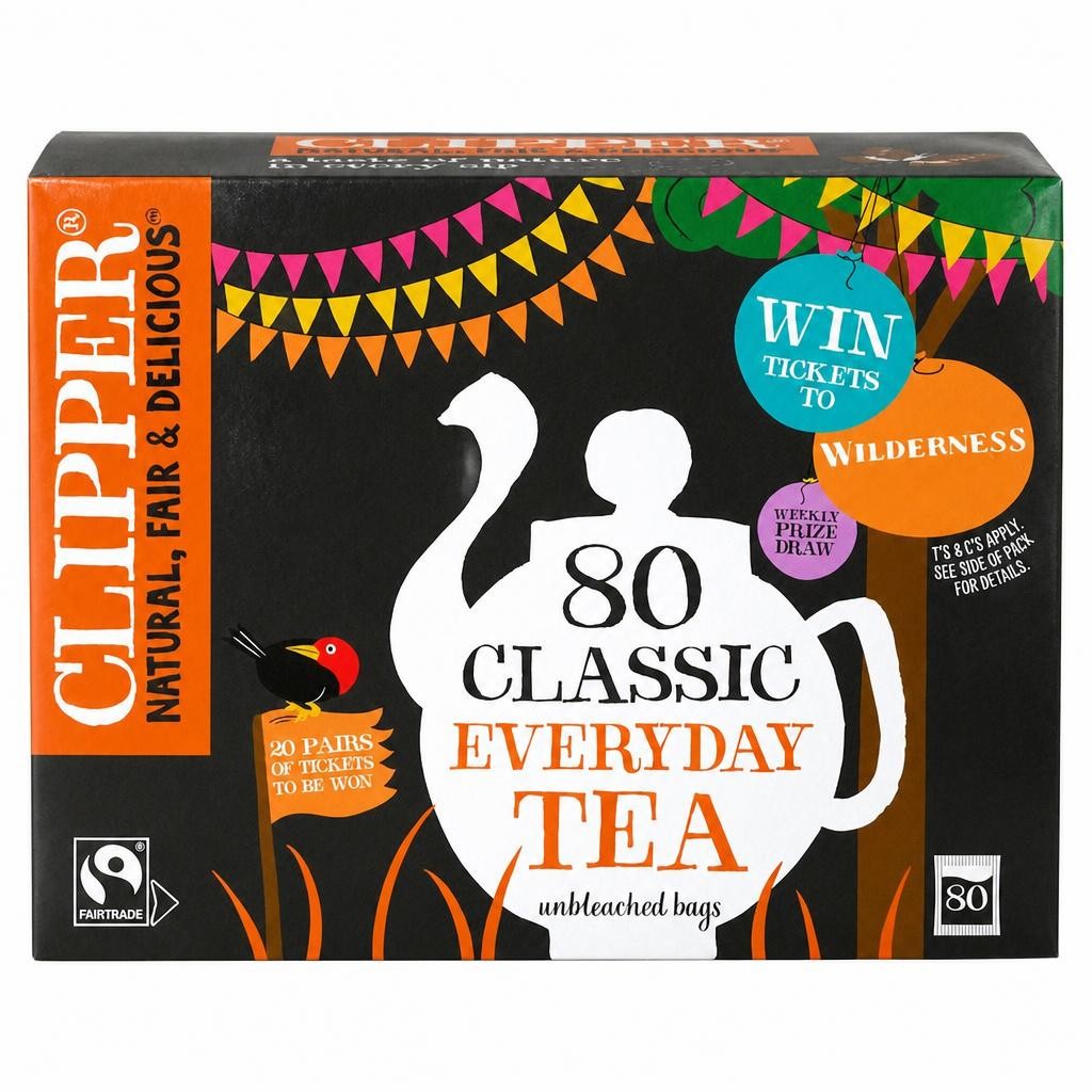 Clipper Classic Everyday Tea Bags 80Pk 232G