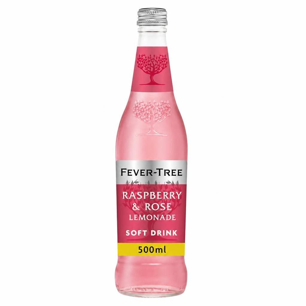 Fever-Tree Light Raspberry & Rose Lemonade Bottle 500ml