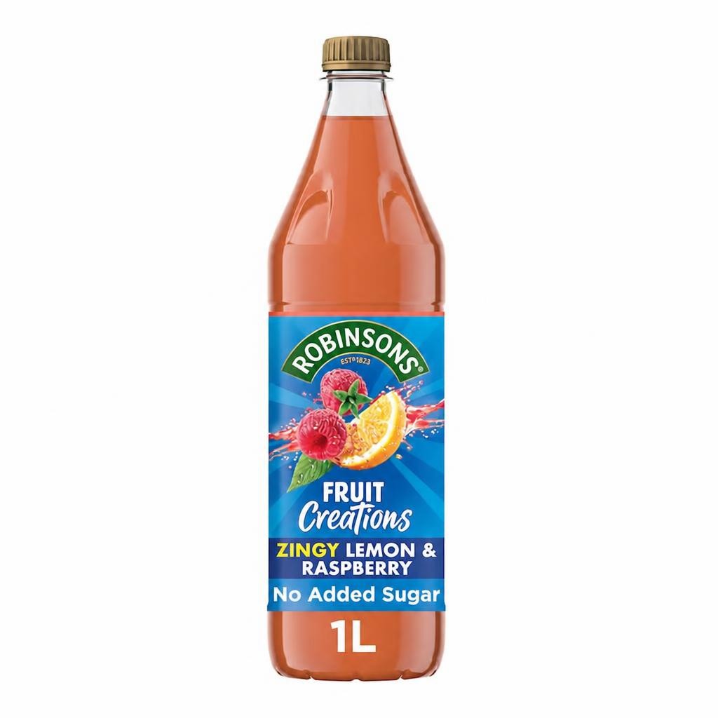 Robinsons Fruit Creations Squash - Lemon & Raspberry 1L