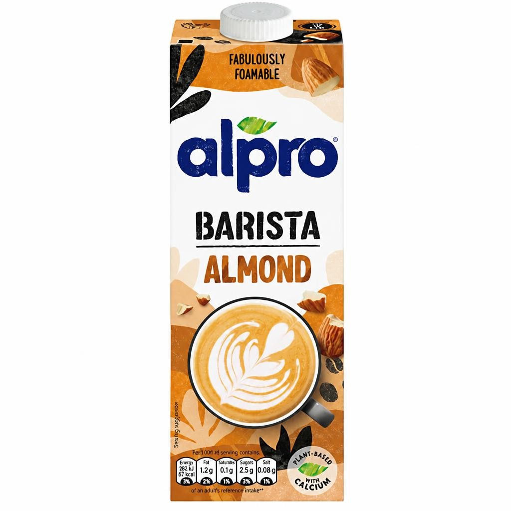 Alpro Barista Almond Long Life Dairy Free Drink 1L