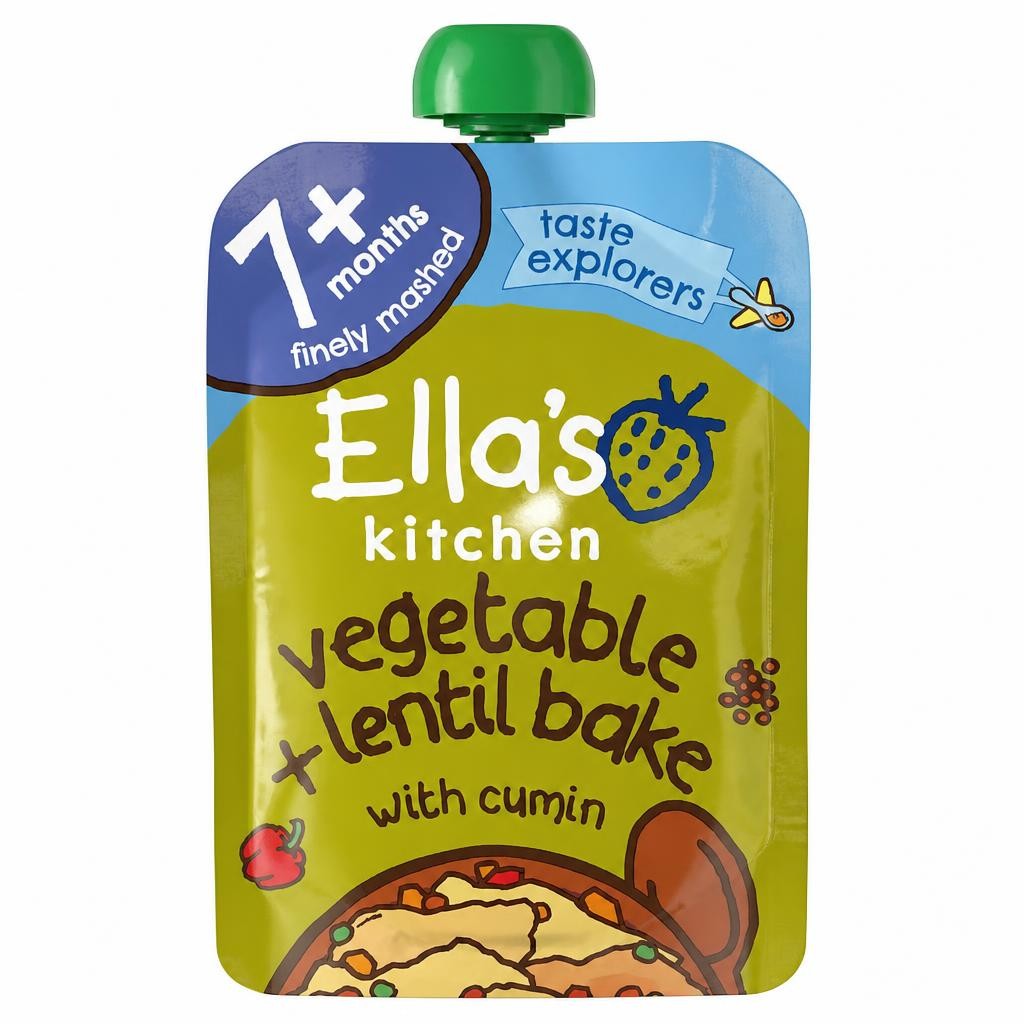Ella's Kitchen Vegetable Bake With Lentils 130G