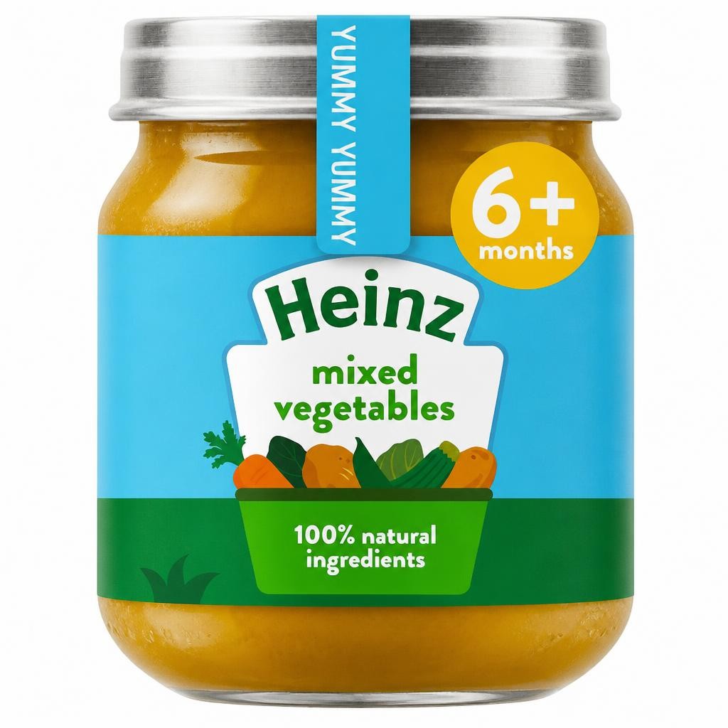 Heinz Mixed Vegetables Jar Baby Food 120g
