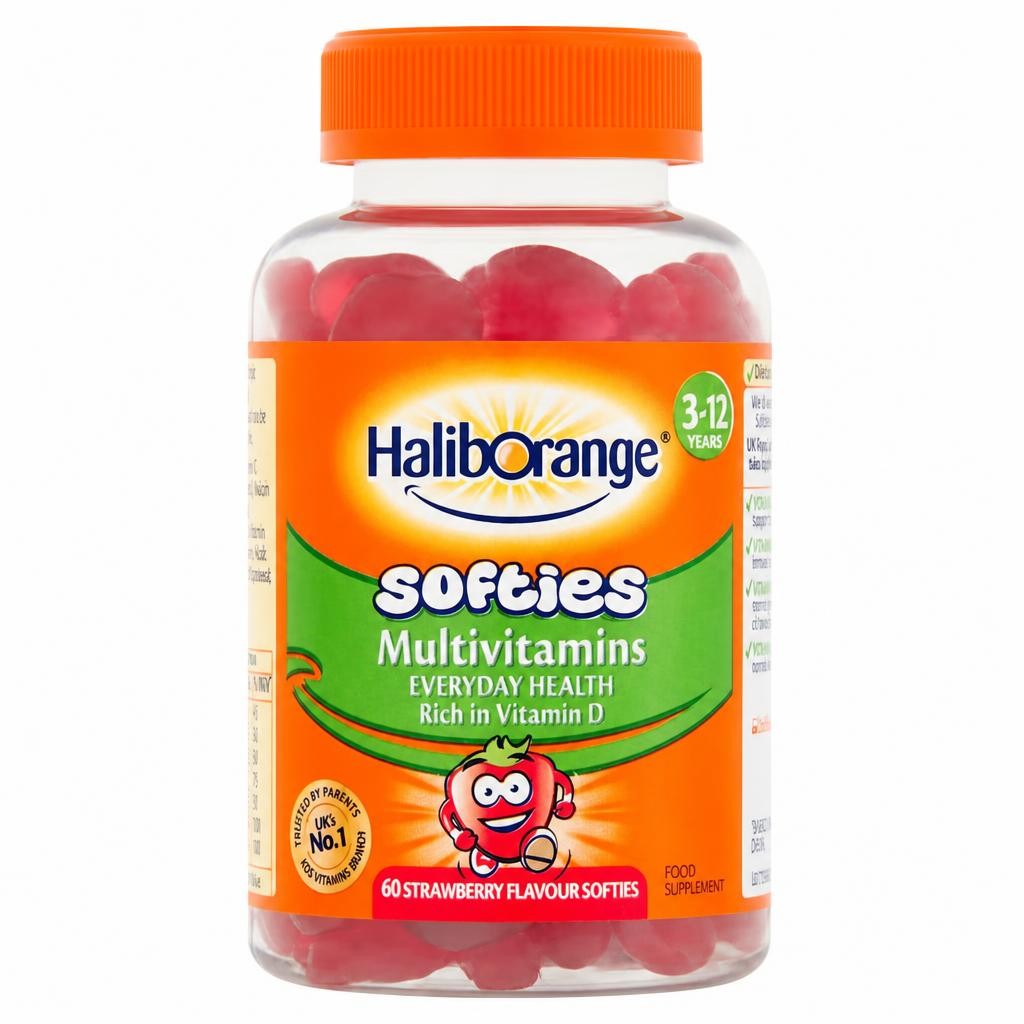 Haliborange Softies Multivitamins - Strawberry Flavour 60s