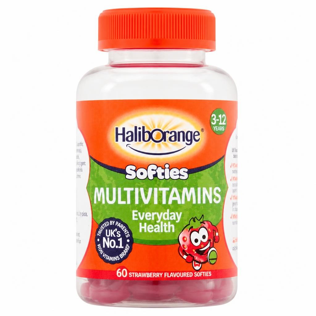 Haliborange Softies Multivitamins - Strawberry Flavour 60s
