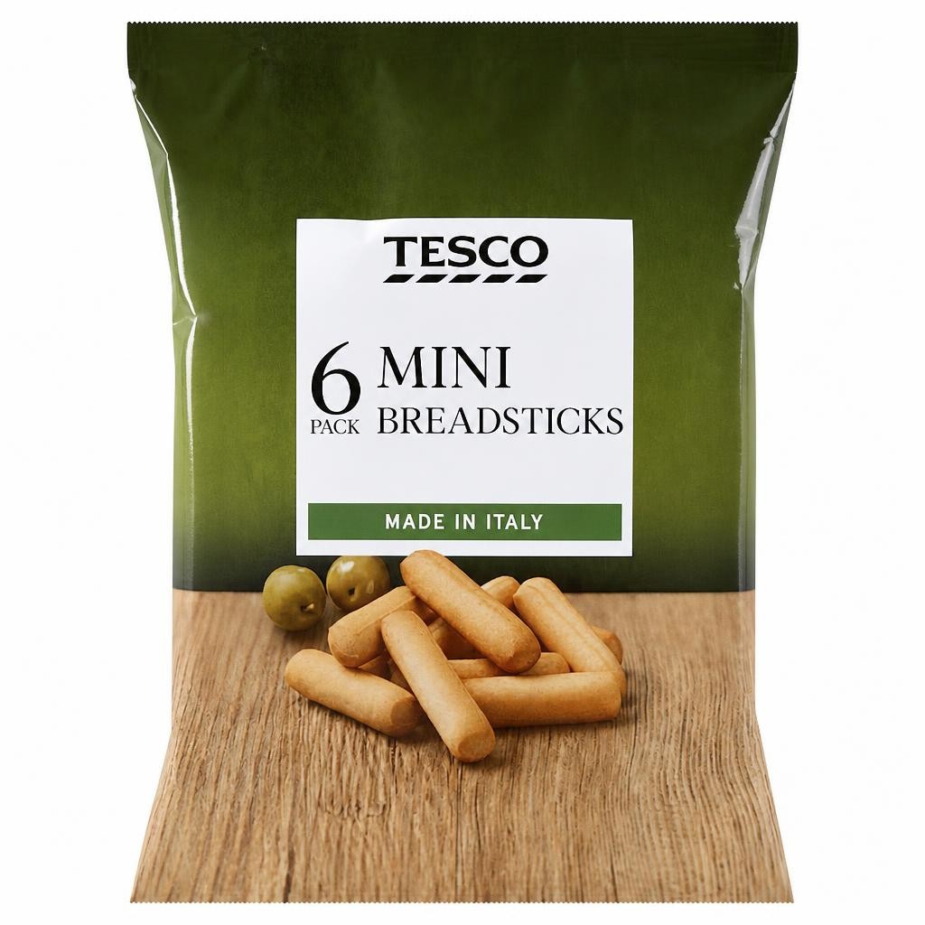 Tesco Mini Breadsticks 6 Pack 120g