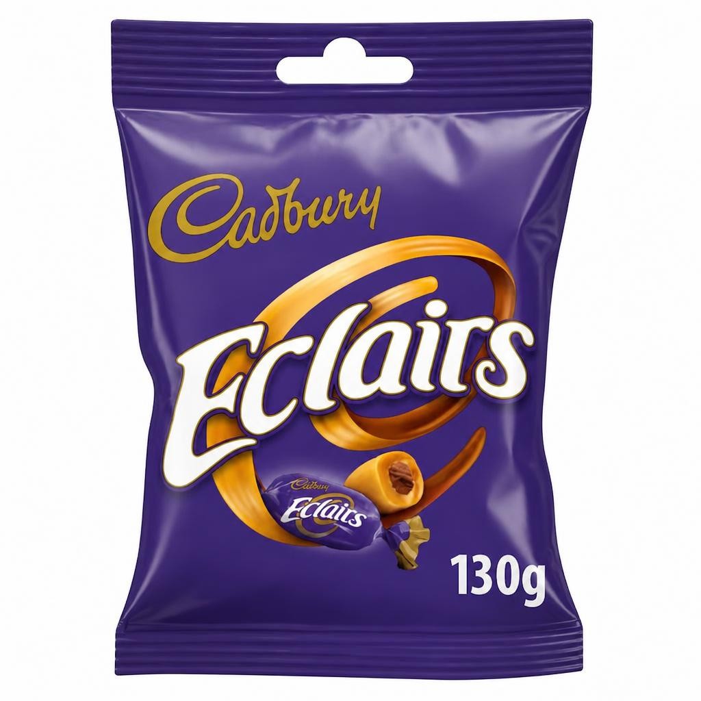 Cadbury Eclairs Chocolate Sweets Bag 130g