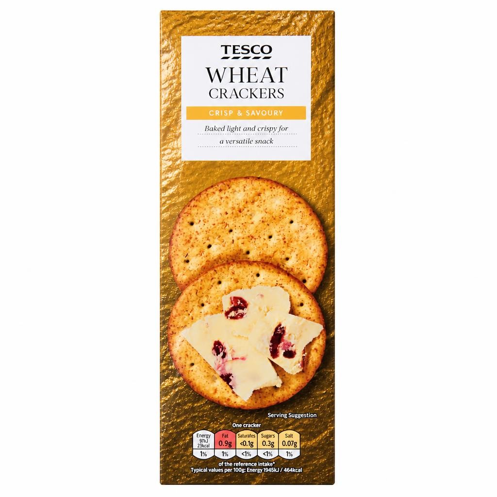 Tesco Wheat Cracker 170G