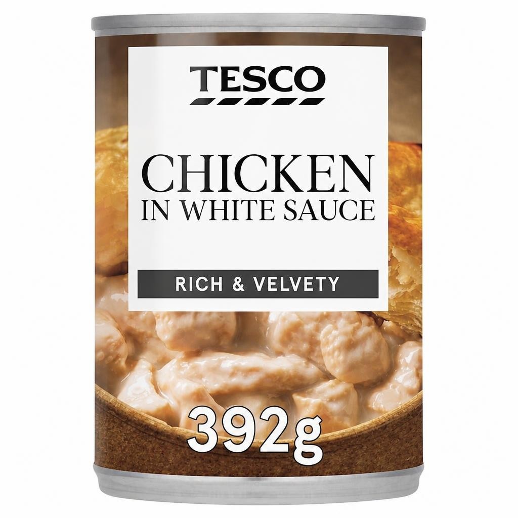Tesco Chicken In White Sauce 392G