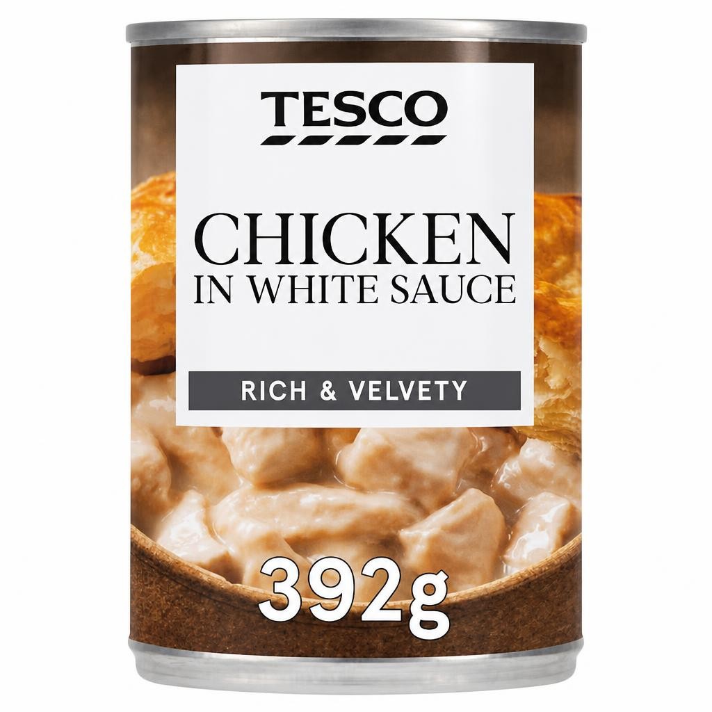 Tesco Chicken In White Sauce 392G