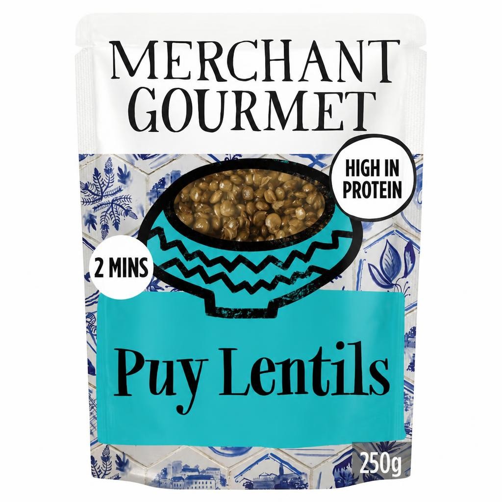 Merchant Gourmet Puy Lentils Ready To Eat 250G
