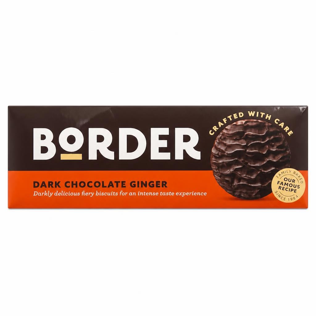 Border Dark Chocolate Ginger Biscuits 150g